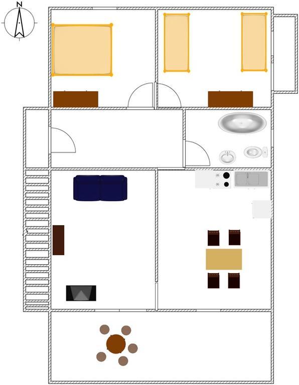 Apartment Bise Рогозница Экстерьер фото
